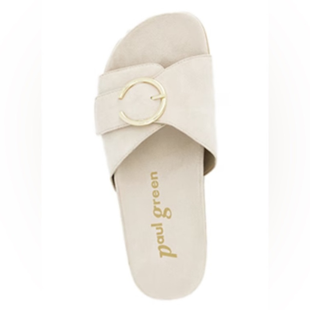 Beige Leather Sandal
Never Worn, in Box